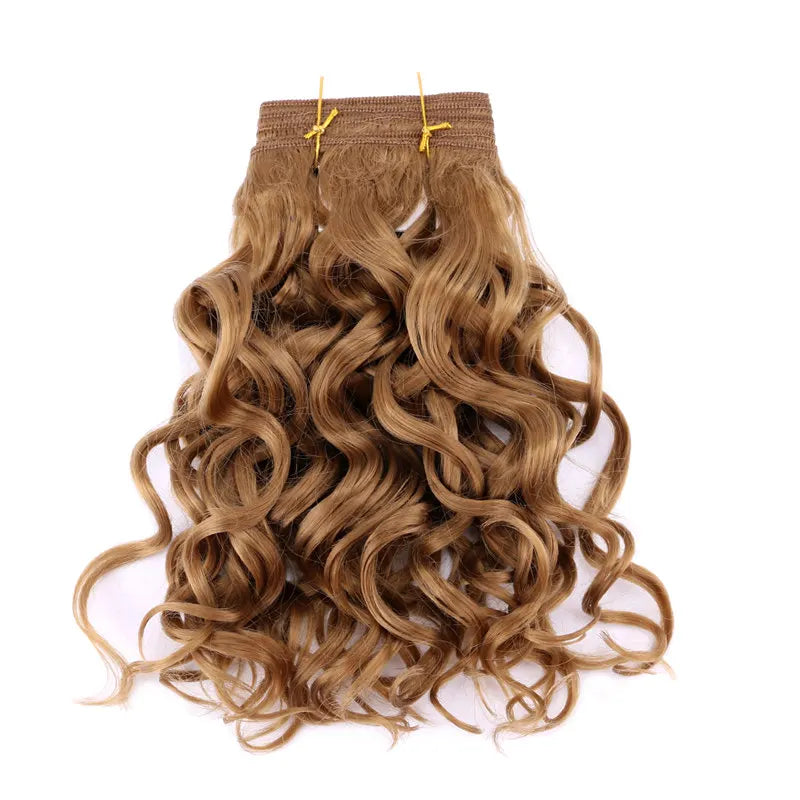 8"-20" P4/30 color double Weft wavy Hair 100g/pcs Bohemian hair bundles synthetic hair Extensions for women