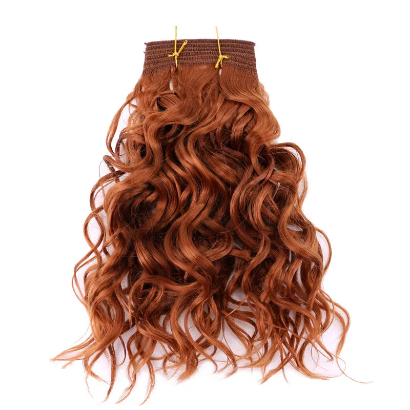 8"-20" P4/30 color double Weft wavy Hair 100g/pcs Bohemian hair bundles synthetic hair Extensions for women