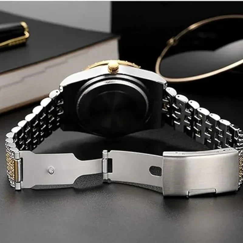 Full Iced Out Watch for Men Multiple Colors Hip Hop Mens Watch Fashion Cool Bling Diamond Luxury Mens Watches Clock Relogio