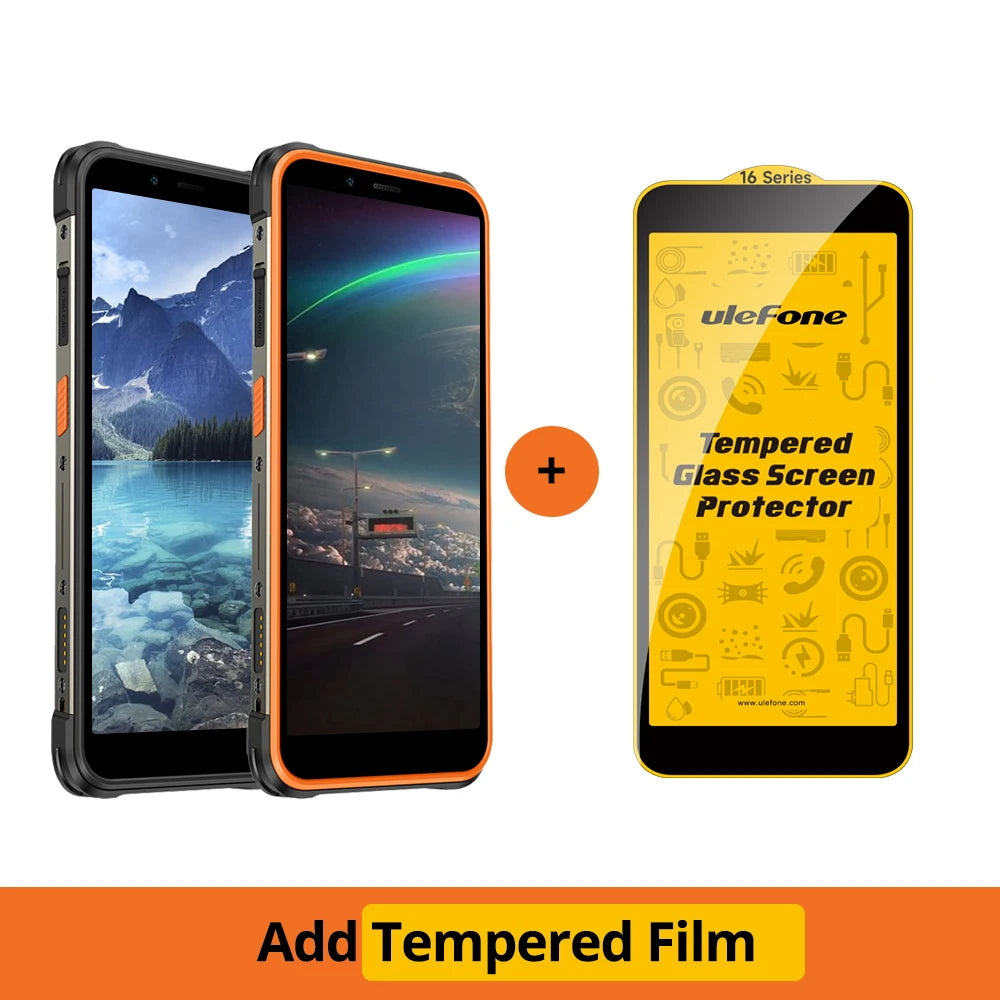 【2024 New】Ulefone Power Armor 16S ,NFC 16GB RAM 128GB ROM,50MP Camera, 9600mAh ,122dB Loudest Speaker, Global Version ,Android