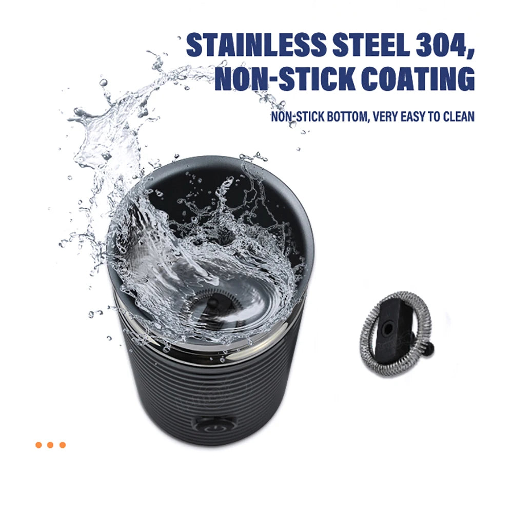 220V 500W Electric Milk Frother Cold/Hot Dual Effect Multifunction Foam Maker Latte Cappuccino Chocolate Automatic Milk Foamer