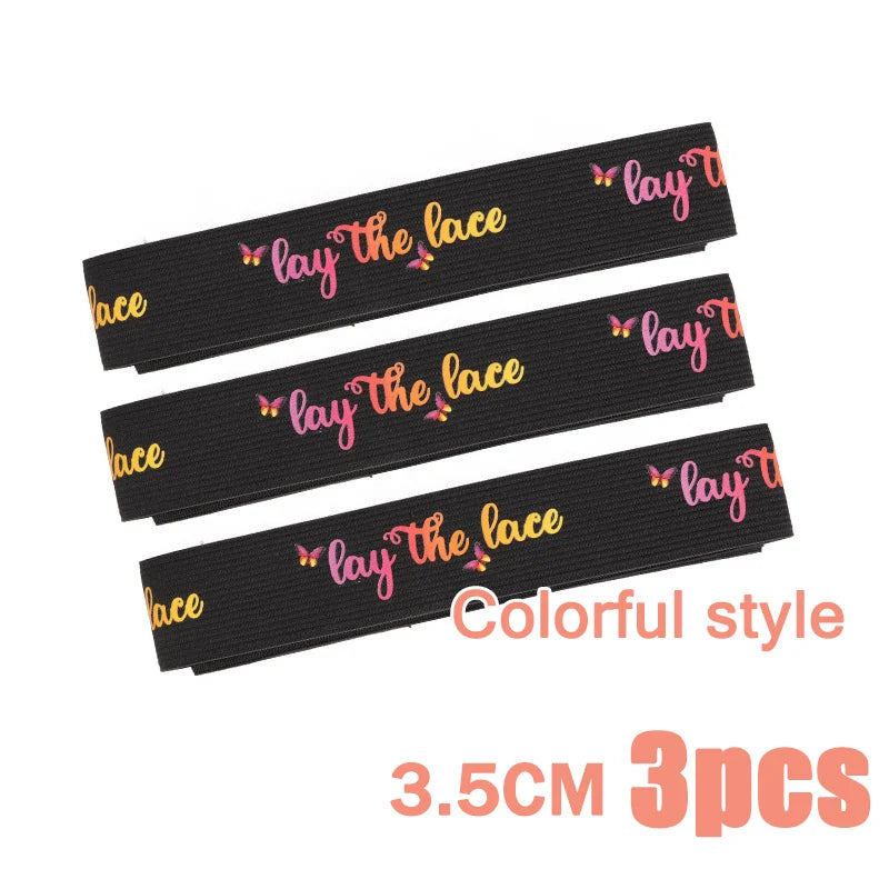 Elastic Bands For Wig With Ear Cover 3/5Pcs Melting Edge Band For Wigs Babys Hair Edges Control Band For Keeping Wigs In Place