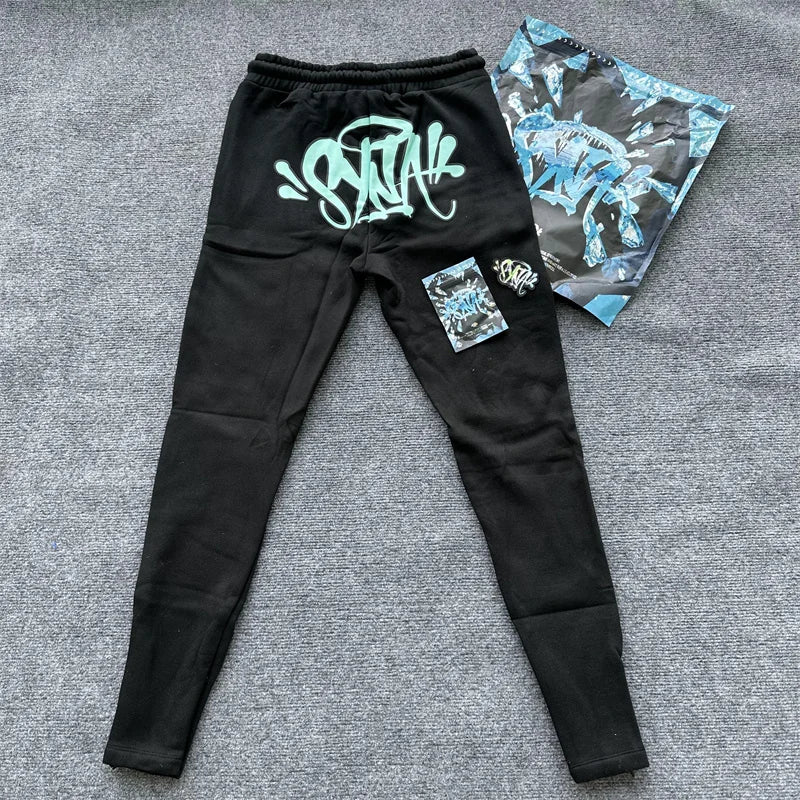 Sy UK Fashion Street Tracksuit y2k Harajuku Men's / Women's Casual Loose Hoodies Pants Hip Hop Sportswear Tops Sports Trousers