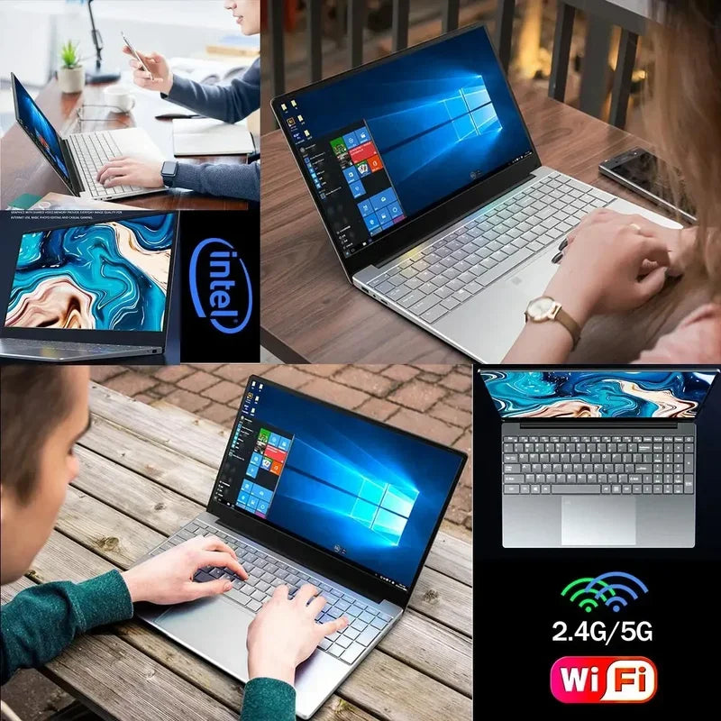 15.6" Fingerprint Unlock Intel Core i7 8500Y Laptop Computer 16GB DDR 1TB SSD Windows 11 Pro Laptops Office Computer PC Noteboo