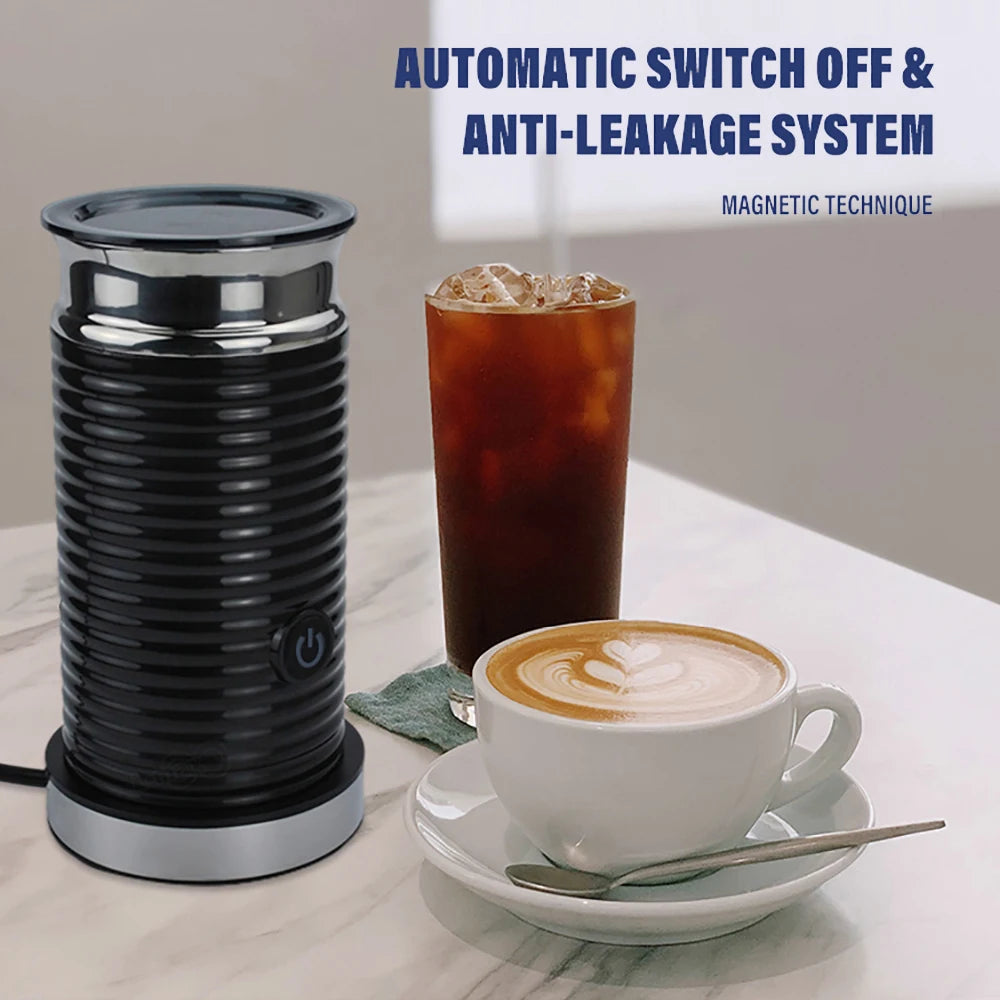 220V 500W Electric Milk Frother Cold/Hot Dual Effect Multifunction Foam Maker Latte Cappuccino Chocolate Automatic Milk Foamer