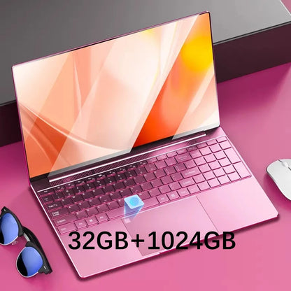 New Intel Celeron N5095 Laptop 15.6" Gaming Notebook 32GB RAM 2TB SSD Office Study PC Windows 11 1920 X 1080 Resolution