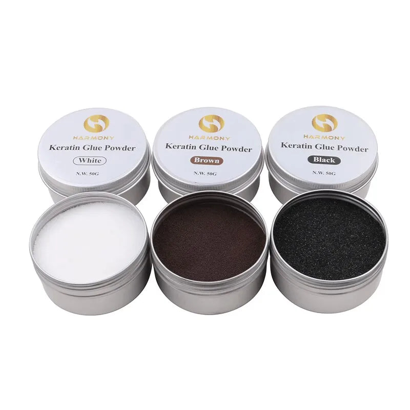 50g ITALIAN Keratin Glue Powder/Keratin Glue Grain Powder for U V Flat tip Fusion Hair Extensions