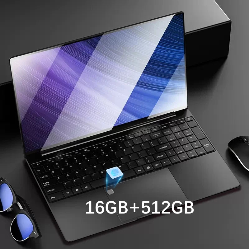 New Intel Celeron N5095 Laptop 15.6" Gaming Notebook 32GB RAM 2TB SSD Office Study PC Windows 11 1920 X 1080 Resolution