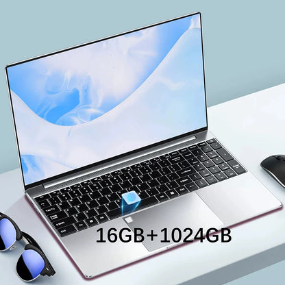New Intel Celeron N5095 Laptop 15.6" Gaming Notebook 32GB RAM 2TB SSD Office Study PC Windows 11 1920 X 1080 Resolution