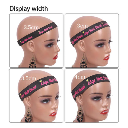 Nunify Elastic Band For Wigs 2.5Cm-4Cm Wig Band For Edges Hair Accessories Melt Band Wig Headband For Edges With Universal Logo
