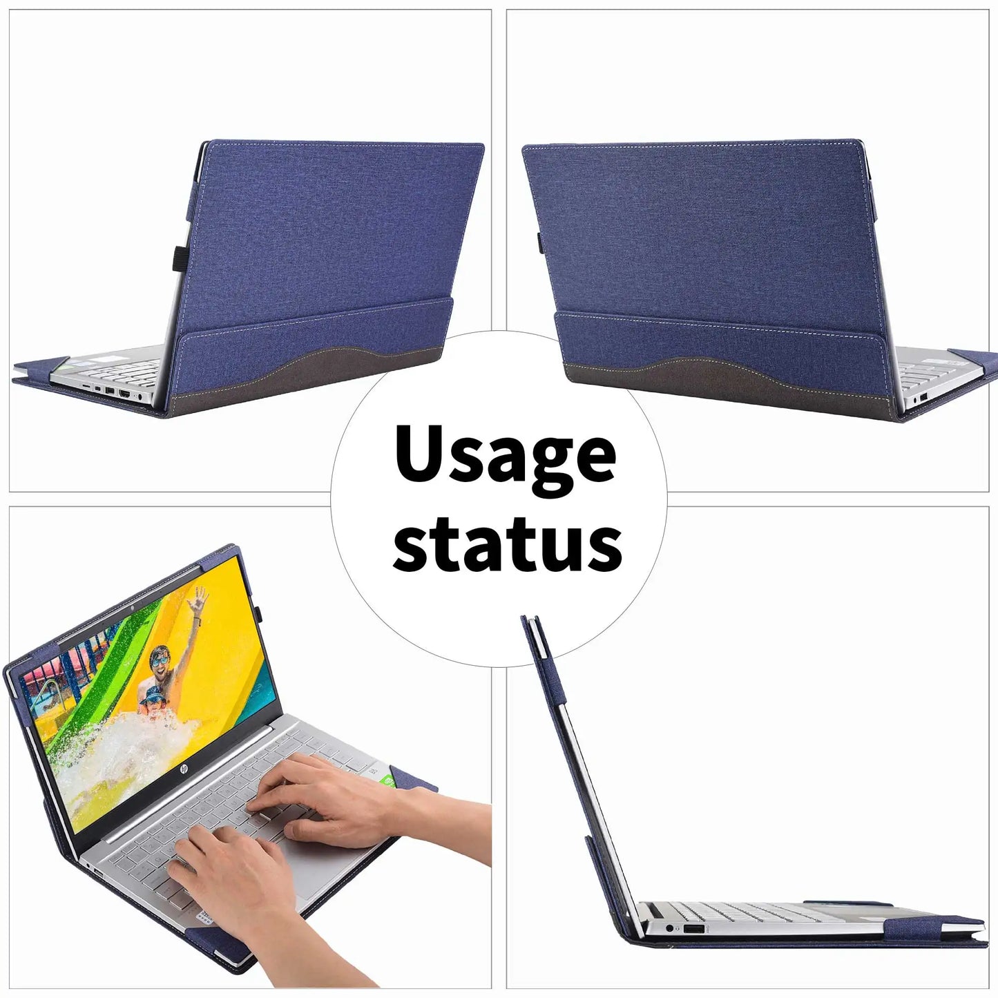 Laptop Sleeve For Lenovo ThinkPad E15 Gen 4 3 2 Series 15.6 Inch 2023 New PU Leather Protective Case Portable Cover Fashion Gift