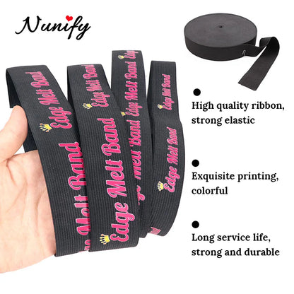 Nunify Elastic Band For Wigs 2.5Cm-4Cm Wig Band For Edges Hair Accessories Melt Band Wig Headband For Edges With Universal Logo