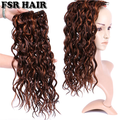 8"-20" P4/30 color double Weft wavy Hair 100g/pcs Bohemian hair bundles synthetic hair Extensions for women