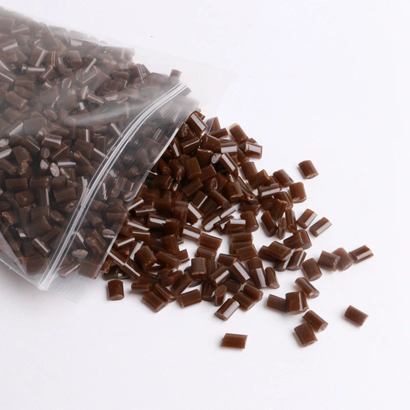 ITALIAN Keratin glue grain- 100gram/LOT keratin glue granule black White brown three color for I tip/ U-tip hair