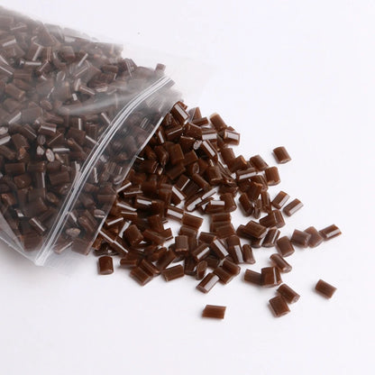 ITALIAN Keratin glue grain- 100gram/LOT keratin glue granule black White brown three color for I tip/ U-tip hair