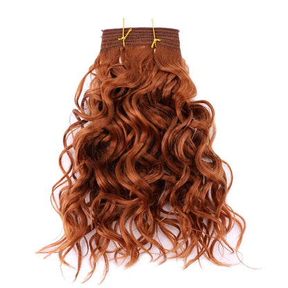 8"-20" P4/30 color double Weft wavy Hair 100g/pcs Bohemian hair bundles synthetic hair Extensions for women