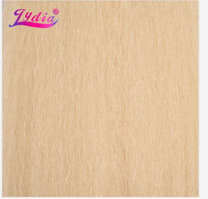 Lydia Tail Warping Synthetic 16" Kinky Straight Hairpiece With Two Plastic Comb Drawstring Ponytail Hair Extension 1B# Black