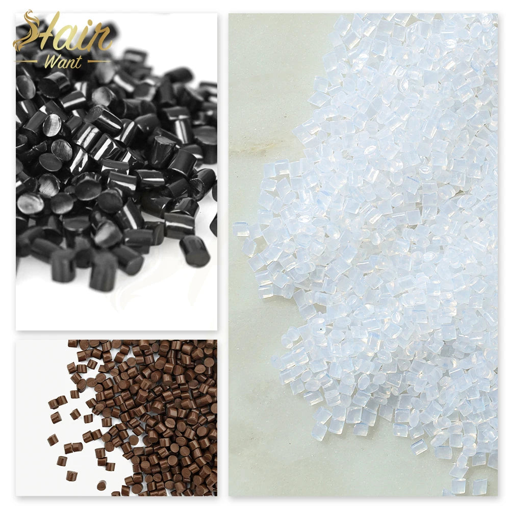 Hair Want Italian Keratin Glue Grain Hair Extension Fusion Keratin Glue Beads For I tip Hair Extension Granule Beads Making Tool