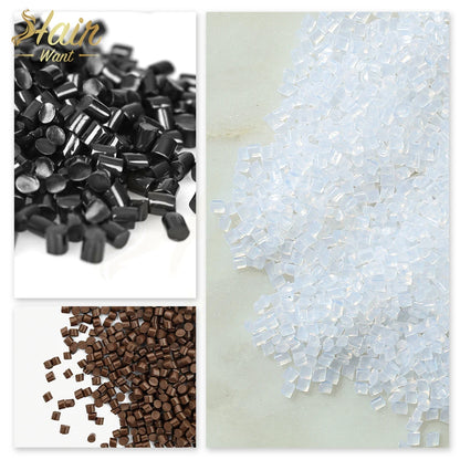 Hair Want Italian Keratin Glue Grain Hair Extension Fusion Keratin Glue Beads For I tip Hair Extension Granule Beads Making Tool