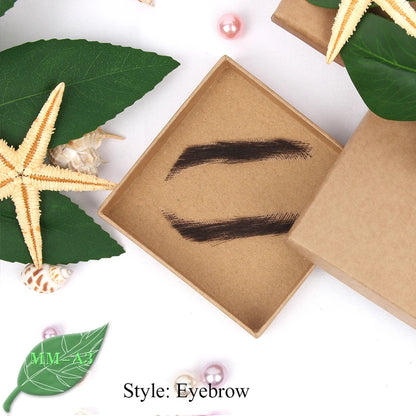 PAGEUP Women/Man's Eyebrows Hair Eyebrows Six Style Jolie Style Artificial Weaving Lace Workers' Hair Braided Eyebrow Wigs