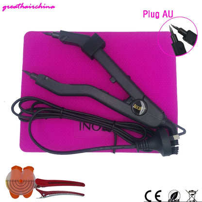The Latest Version Sharp Tip Joint  JR-609 Professional Heat Iron Hair Connectors Keratin Hair Extensions Tools EU/AU/US/UK Plug