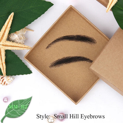PAGEUP Women/Man's Eyebrows Hair Eyebrows Six Style Jolie Style Artificial Weaving Lace Workers' Hair Braided Eyebrow Wigs