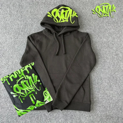 Sy UK Fashion Street Tracksuit y2k Harajuku Men's / Women's Casual Loose Hoodies Pants Hip Hop Sportswear Tops Sports Trousers