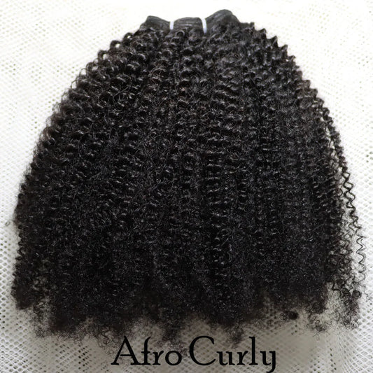 Human Hair Weft Different 4C Afro Kinky Jerry Curly Kinky Straight Yaki Jerry Curly Virgin Brazilian Human Hair Bundles Weaving