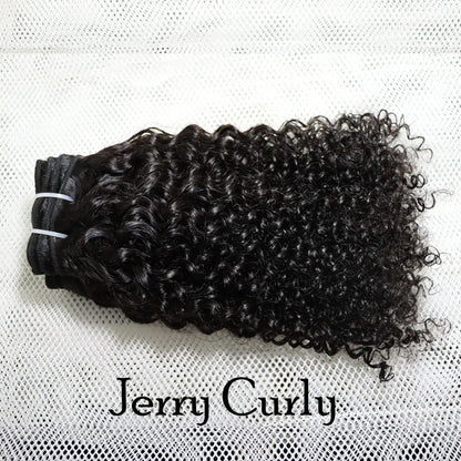 Human Hair Weft Different 4C Afro Kinky Jerry Curly Kinky Straight Yaki Jerry Curly Virgin Brazilian Human Hair Bundles Weaving