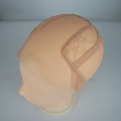 2X6 INCH T tape Lace Wig Caps for Making middle U part lace  wigs