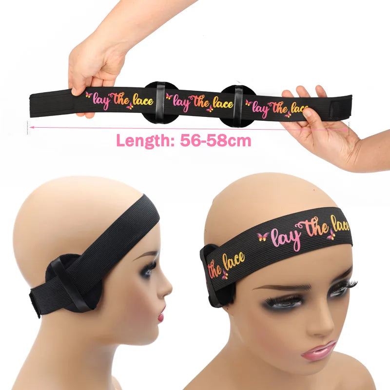 Elastic Bands For Wig With Ear Cover 3/5Pcs Melting Edge Band For Wigs Babys Hair Edges Control Band For Keeping Wigs In Place