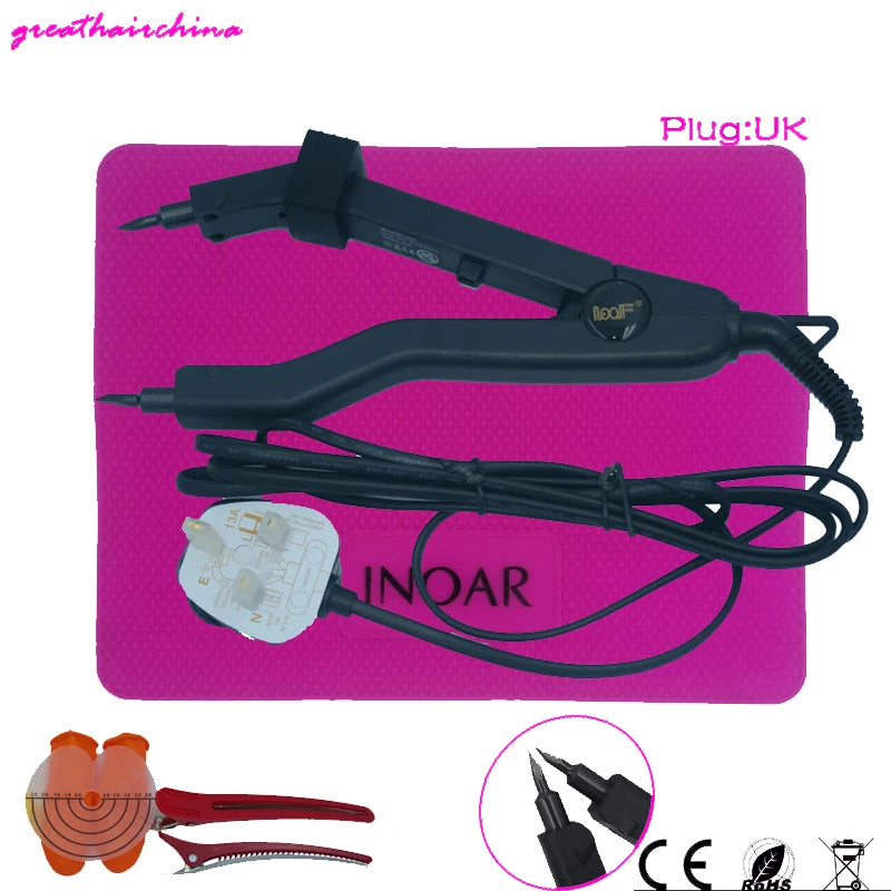 The Latest Version Sharp Tip Joint  JR-609 Professional Heat Iron Hair Connectors Keratin Hair Extensions Tools EU/AU/US/UK Plug