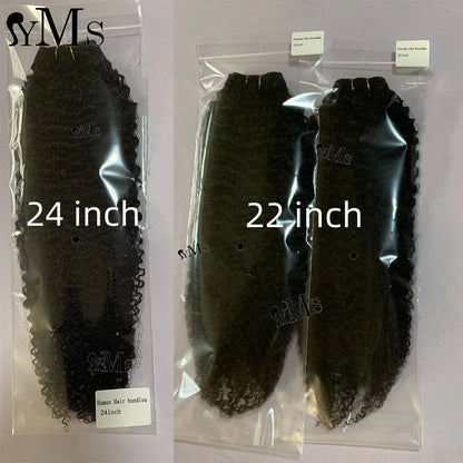Burmese Kinky Curly Human Hair Bundles Deals YMS Vietnamese Virgin Human Hair Weft Weave Raw Hair Bundle For Women Wholesale