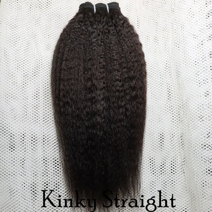 Human Hair Weft Different 4C Afro Kinky Jerry Curly Kinky Straight Yaki Jerry Curly Virgin Brazilian Human Hair Bundles Weaving