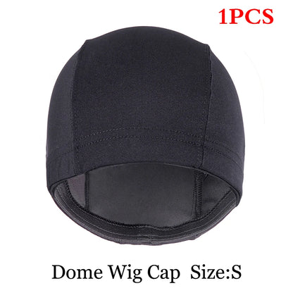 Professional Wig Making Caps Wig Clip Elastic Band For Wigs Nylon Mesh Beige Black Mesh For Wig Dome Hair Net For DIY Wigs