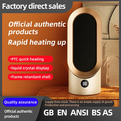 Portable Heater Electric Fan Heater Mini Radiator Desktop Warmer Machine For Winter PTC Ceramic Heating For Home Bedroom Office