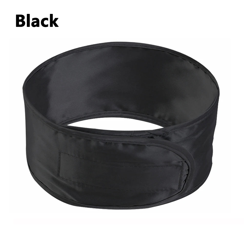 Women Silky satin Adjustable SPA Facial Headband Bath Makeup Hair Band Headbands for Face Washing Soft Toweling Hair Accessories