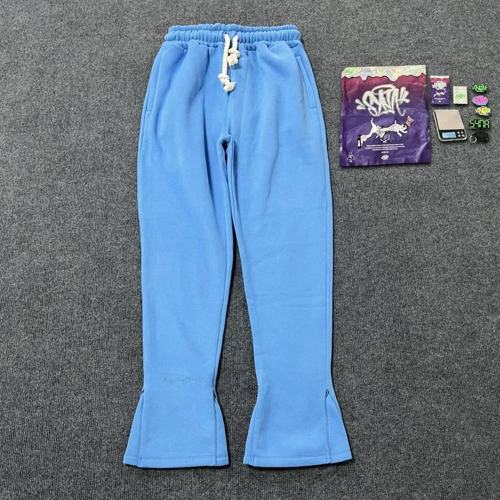 Sy UK Fashion Street Tracksuit y2k Harajuku Men's / Women's Casual Loose Hoodies Pants Hip Hop Sportswear Tops Sports Trousers