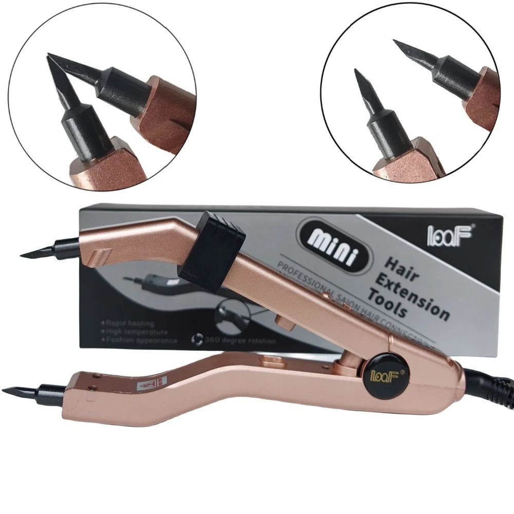 Smart Mini 609B Heating Sharp Tip!Adjustable Temperature 220℃  keratin Hair Extension tool Keratin Bonding Fusion