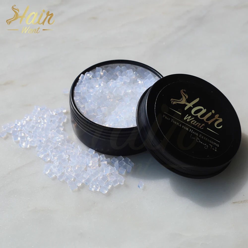 Hair Want Italian Keratin Glue Grain Hair Extension Fusion Keratin Glue Beads For I tip Hair Extension Granule Beads Making Tool