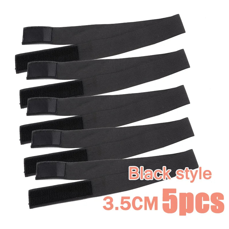 Elastic Bands For Wig With Ear Cover 3/5Pcs Melting Edge Band For Wigs Babys Hair Edges Control Band For Keeping Wigs In Place