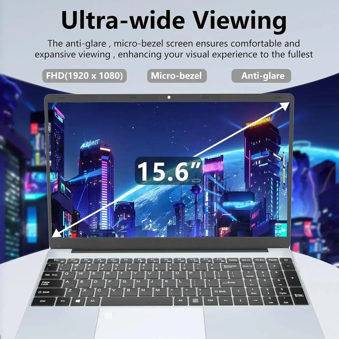Portable Laptop Computer PC Windows 11 Intel Core i7 8500Y 15.6 Inch 16GB DDR 1TB SSD Office Laptops Fingerprint Unlock Notebook