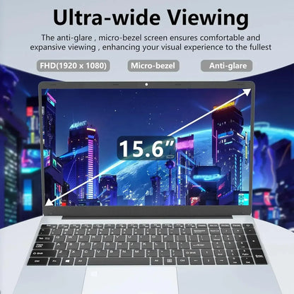 Portable Laptop Computer PC Windows 11 Intel Core i7 8500Y 15.6 Inch 16GB DDR 1TB SSD Office Laptops Fingerprint Unlock Notebook