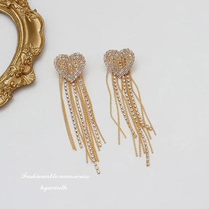 New Fashion Trend Unique Design Elegant Delicate Zircon Butterfly Tassel Earrings For Women Jewelry Wedding Party Premium Gifts
