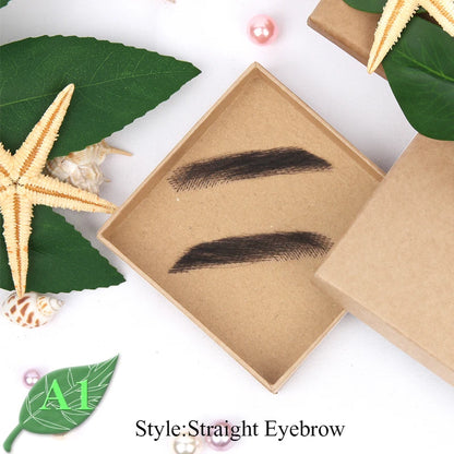 PAGEUP Women/Man's Eyebrows Hair Eyebrows Six Style Jolie Style Artificial Weaving Lace Workers' Hair Braided Eyebrow Wigs