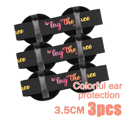 Elastic Bands For Wig With Ear Cover 3/5Pcs Melting Edge Band For Wigs Babys Hair Edges Control Band For Keeping Wigs In Place
