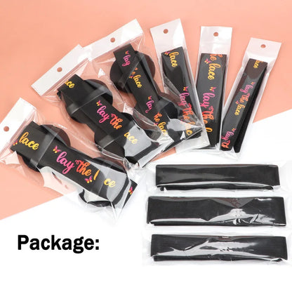 Elastic Bands For Wig With Ear Cover 3/5Pcs Melting Edge Band For Wigs Babys Hair Edges Control Band For Keeping Wigs In Place