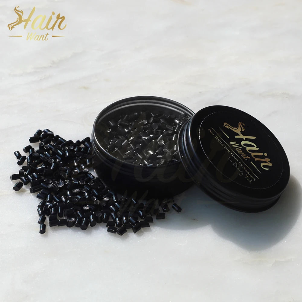 Hair Want Italian Keratin Glue Grain Hair Extension Fusion Keratin Glue Beads For I tip Hair Extension Granule Beads Making Tool