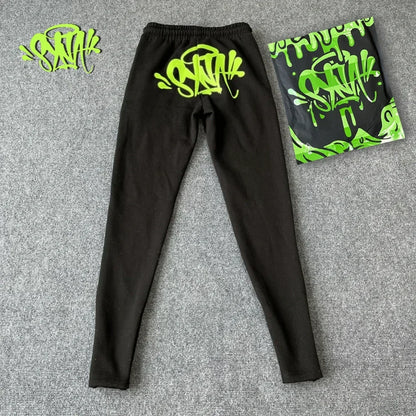 Sy UK Fashion Street Tracksuit y2k Harajuku Men's / Women's Casual Loose Hoodies Pants Hip Hop Sportswear Tops Sports Trousers