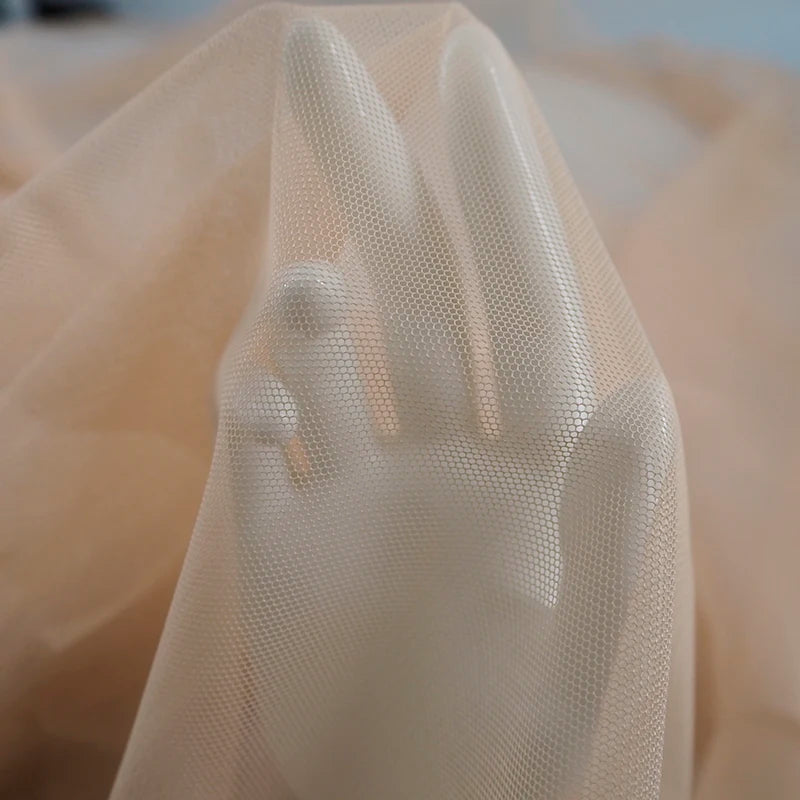 40D Lace net fabric for making weft wig caps constructions materials for making hairnet wig cap